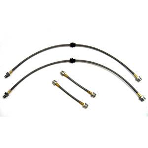 Autotech Stainless Braided Brake Lines - 1998-2005 Mk4 w/ R32 Front Brake Upgrade (4 line set)