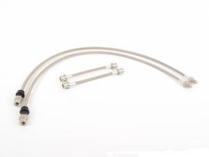 Autotech Stainless Steel Braided Brake Lines - Golf MK4 R32 (4 line set)