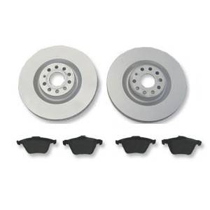 239mm OE Vented Rotors with OP semi metallic pads kit, 1980-1984