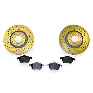 288mm SPORTTUNED ROTORS/MINTEX PADS KIT, Mk5 RABBIT/JETTA 2.5L