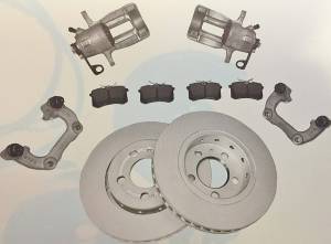 OEM REAR VENTED DISC BRAKE CONVERSION MK4 256MM - FULL KIT