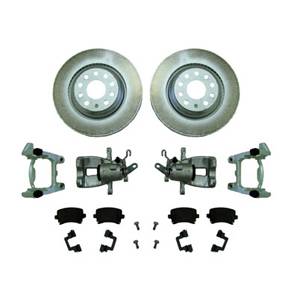 OEM REAR BIG BRAKE CONVERSION Mk5 Mk6 310 x 22 VENTED (SILVER CALIPERS/CARRIERS)