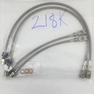 AUTOTECH STAINLESS BRAIDED BRAKE LINES MK6 W/ 272mm 4 PIECE